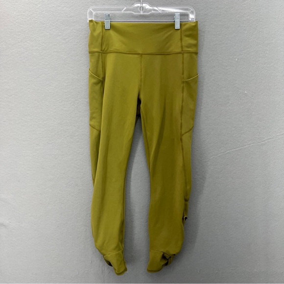 Fabletics Women's Thyme Oasis Pureluxe High Waisted Twist 7/8 Legging Size Large - Picture 1 of 7
